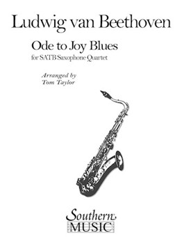 Ode To Joy Blues by Beethoven Ludwig van - Taylor Tom - for Saxophone Quartet