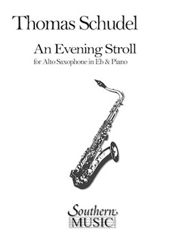 Evening Stroll by Schudel Thomas for Alto Saxophone and Piano