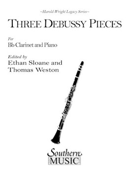 3 Debussy Pieces by Debussy Claude - Sloane and Weston - for Clarinet Solo