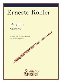 Papillon by Kohler Ernesto - Ephross Arthur - for Flute and Piano