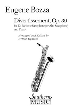 Divertissement by Bozza Eugene - Ephross Arthur - for Baritone S