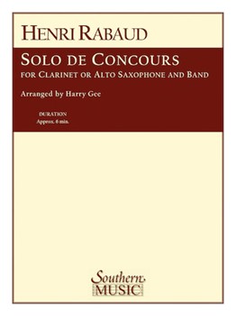 Solo De Concours by Rabaud Henri - Gee Harry - for Bb Instruments