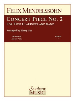Concert Piece No. 2 by Mendelssohn Felix - Gee Harry - for Concert Band