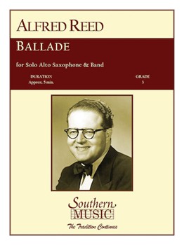 Ballade by Reed Alfred for Alto Saxophone w/ Band