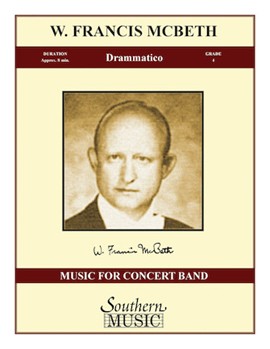 Drammatico by McBeth W Francis for Concert Band