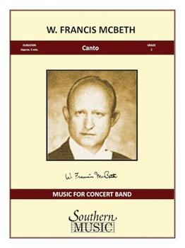 Canto by McBeth W Francis for Concert Band