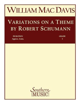 Variations On A Theme Of Robert Schumann by Davis for Instrument Solo w/ Band