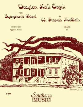 Drayton Hall Esprit by McBeth W Francis for Concert Band