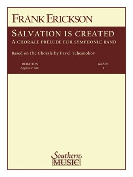 Salvation Is Created by Erickson Frank - Erickson Frank - for Full Score