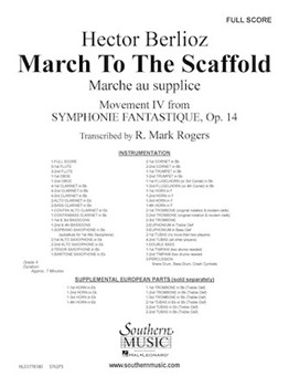 March To The Scaffold by Berlioz Hector - Rogers Mark - for Full Score