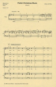 Polish Christmas Music Part I by De Meij Johan for SATB