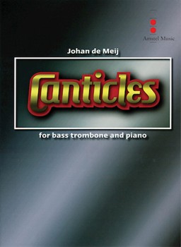 Canticles for Bass Trombone by De Meij Johan for Bass Trombone (piano reduction)