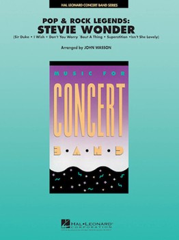 Pop & Rock Legends - Stevie Wonder by Wonder S - Wasson John - for Concert Band