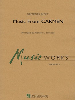 Music from Carmen w/online audio [concert band] Bizet/Saucedo SCORE/PTS