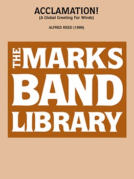 Acclamation by Reed Alfred for Concert Band