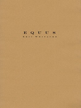 Equus by Whitacre Eric for Concert Band