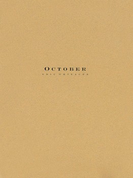 October by Whitacre Eric for Concert Band