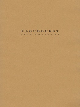 Cloudburst by Whitacre Eric for Concert Band