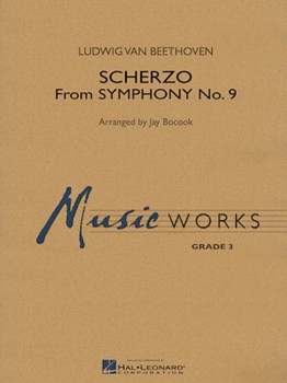 Scherzo From Symphony #9 by Beethoven Ludwig van - Bocook Jay - for Concert Band
