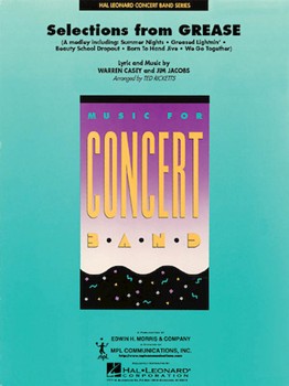 Grease Selections by Casey and Jacobs - Ricketts Ted - for Concert Band