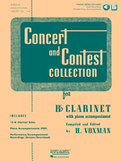 Rubank  Voxman  Concert and Contest Collection for Clarinet - Solo Book with Online Media