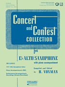 Rubank  Voxman  Concert and Contest Collection for Alto Saxophone - Solo Book with Online Media