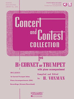 Concert & Contest Coll for Cornet Trumpet & Euphonium TC by Various - Voxman Himie - for Trumpet Collection (w/Audio Access)