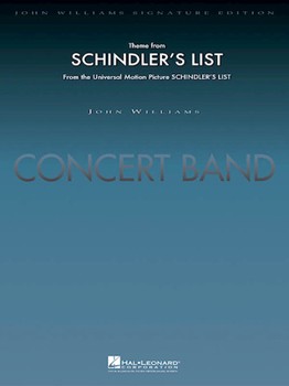 Schindler's List Theme From by Williams John - Moss John - for Concert Band