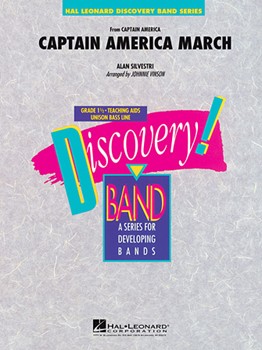 Captain America March [concert band] Score & Pa