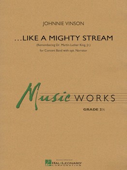 Like a Mighty Stream (w/Opt. Narration) [concert band] Score & Pa