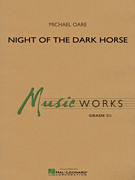 Night of the Dark Horse [concert band] Oare Score & Pa