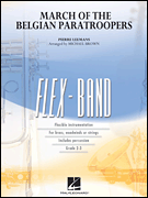 March of the Belgian Paratroopers [concert band] Brown Score & Pa