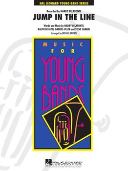 Jump in the Line [concert band] Brown Score & Pa