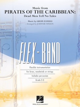 Music from Pirates of the Caribbean: Dead Men Tell No Tales [concert band] Score & Pa