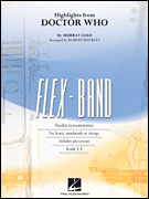 Hal Leonard Gold M Buckley R  Doctor Who Highlights (Flex Band) - Concert Band