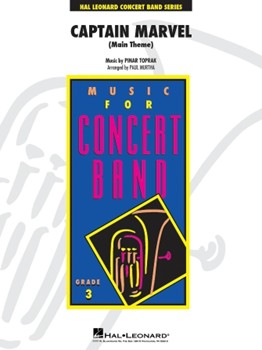 Captain Marvel (Main Theme) [concert band] Score & Pa