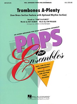 Trombones A-plenty by Pollack Ray and Ray G - Christensen James - for Brass Quintet w/