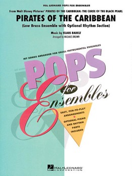 Pirates Of The Caribbean by Badelt Klaus - Brown Michael - for Low Brass Ensemble