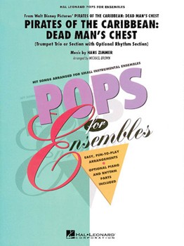 Pirates Of The Caribbean - Dead Man's Chest by Zimmer Hans - Brown Michael - for Trumpet Trio (Optional Rhythm Section)