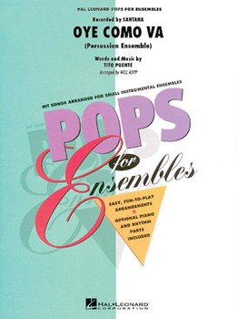 Oye Como Va by Puente Tito - Rapp William - for Percussion Choir