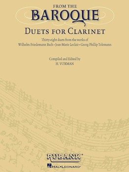 From The Baroque - Duets For Clarinet by - Voxman Himie - for Bb Clarinet