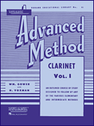Rubank Gower/voxman   Rubank Advanced Method Volume 1 - Clarinet
