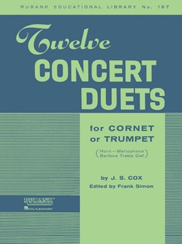12 Concert Duets For Cornet Or Trumpet by Cox John Summers - Simon Frank - for Trumpet Duet