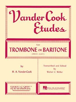 Vandercook Etudes For Trombone by VanderCook H A - Welke - for Trombone Method