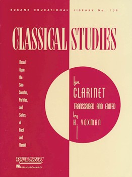 Classical Studies by Voxman Himie for Clarinet Method