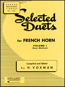 Rubank Various Voxman H  Selected Duets Volume 1 - French Horn Duet