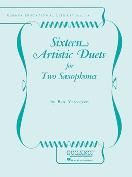 16 Artistic Duets by Vereecken for Saxophone Duet