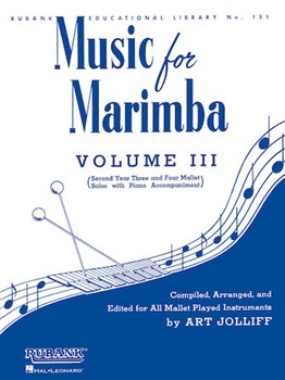 Music for Marimba - Volume III by Jolliff Art for