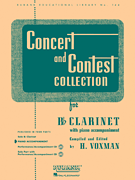 Rubank Various Composers Voxman  Concert and Contest Collection for Clarinet - Piano Accompaniment