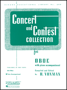 Rubank Various Composers Voxman H  Concert and Contest Collection for Oboe - Piano Accompaniment